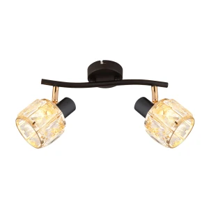 Lampa sufitowa Dubai 2xE14 czarna 92-30177 Candellux