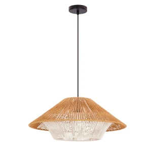 Abażur E27 biały + beżowy + czarny 1xE27 31-26897 - Candellux Lighting