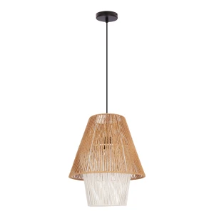 Abażur E27 czarny + beżowy + biały 1xE27 31-26880 - Candellux Lighting