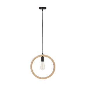 Lampa wisząca E27 czarny + beżowy 1xE27 31-28754 - Candellux Lighting