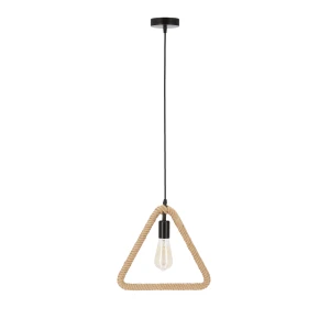 Lampa wisząca E27 czarny + beżowy 1xE27 31-28716 - Candellux Lighting