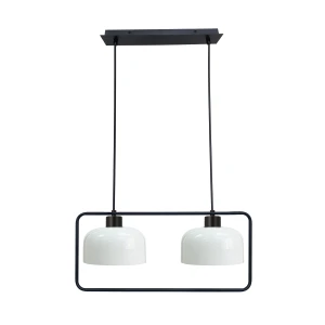 Lampa wisząca E27 czarny + biały 2xE27 32-26811 - Candellux Lighting