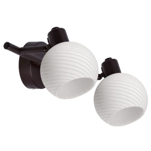 Lampa sufitowa Grano brązowy 2xE14 92-43184 - Candellux Lighting