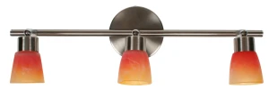 Lampa sufitowa Drops satynowy, klosz rainbow 3xG9 93-07387 - Candellux Lighting