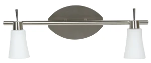 Lampa sufitowa Kroton nikiel mat/biały 2xG9 92-85620 - Candellux Lighting