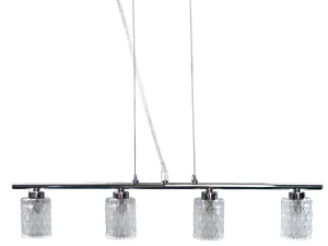 Lampa wisząca Berta chromowy, kryształki bezbarwne 4xG9 34-35021 - Candellux Lighting