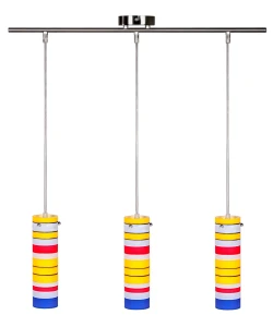 Lampa wisząca Fresco nikiel mat, wielokolorowy 3xG9 33-82001 - Candellux Lighting
