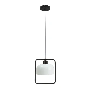 Lampa wisząca E27 czarny + biały 1xE27 31-26798 - Candellux Lighting