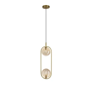 Lampa wisząca Cordel złoty 2xG9 32-44105 - Candellux Lighting