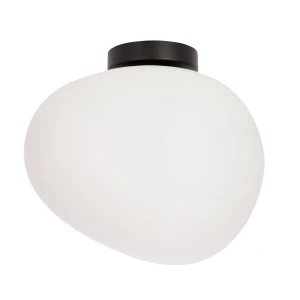 Lampa sufitowa Stones biało 1xE27 czarna 13-35189 Candellux