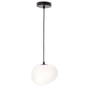 Lampa wisząca Stones biało czarny 1xE27 31-35127 - Candellux Lighting