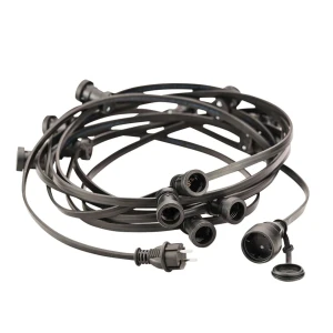 Kinkiet Girlanda Modo 12 Czarny 12x E27 - TK Lighting