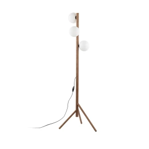 Lampa podłogowa Estera Wood Orzech Orzech 3x G9 - TK Lighting