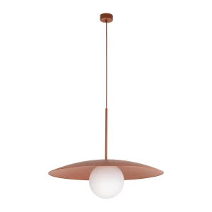 Lampa wisząca Slate Brick Glass Biały 1x E27 - TK Lighting