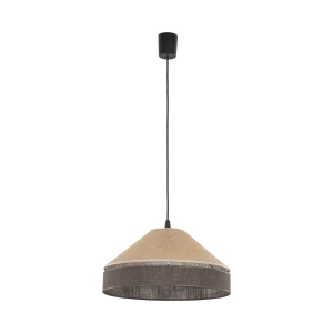 Lampa wisząca Eliss Black Juta 1x E27 - TK Lighting