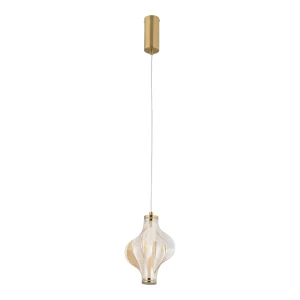 Lampa wisząca Elva Brass Mosiądz 1x LED - TK Lighting