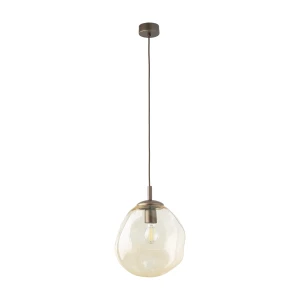 Lampa wisząca Lava M Brown 1x E27 - TK Lighting