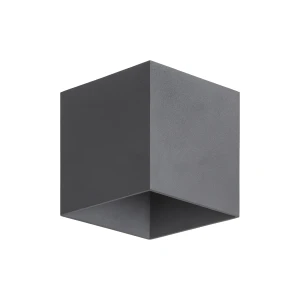 Kinkiet Cube Gray 2x LED - TK Lighting