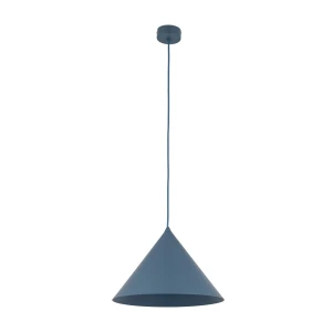 Lampa wisząca Cono L Navy Niebieski 1x E27 - TK Lighting