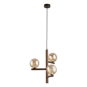 Lampa wisząca Estera Wood Orzech - TK Lighting