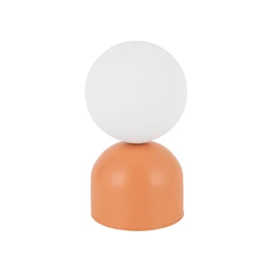 Lampa stołowa Miki Salmon Lampka Pomarańczowy 1x G9 - TK Lighting