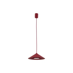 Lampa wisząca Lume S Burgund Czerwony 1x GX 53 - TK Lighting