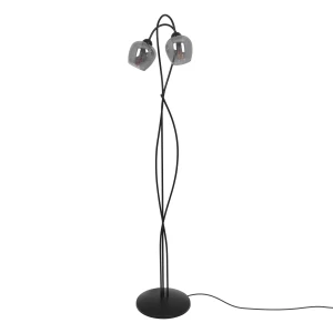 Lampa podłogowa SARA K-5198 Grafitowy, czarny 2 źr., E27, 15W LED - Kaja