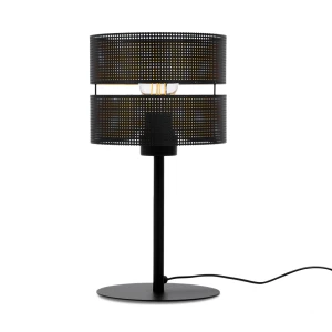 Lampka stołowa ZIMBO K-5226 Czarny, złoty 1 źr., E27, 15W LED - Kaja