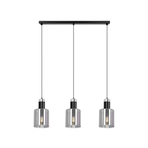 Lampa wisząca BRUS K-5253 Czarny, grafitowy 3 źr., E27, 15W LED - Kaja