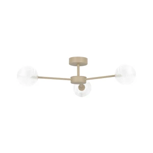 Lampa sufitowa CASOLI K-5710 Transparent, beż 3 źr., G9, 10W LED - Kaja