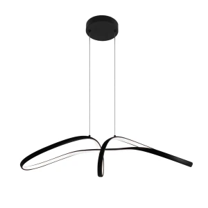 Lampa wisząca SNOW K-8234 Czarny 1 źr., LED - Kaja