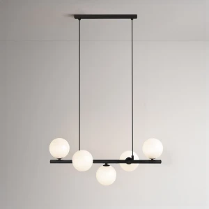 Lampa wisząca FILO K-5851 Czarny, biały 5 źr., G9, 10W LED - Kaja
