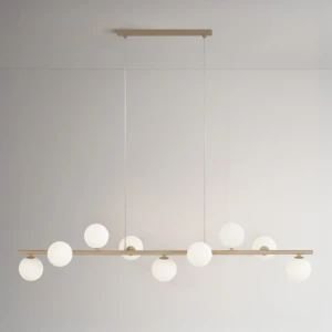 Lampa wisząca ARDI K-5843 Beż, biały 9 źr., G9, 10W LED - Kaja