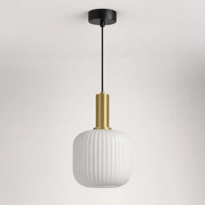 Lampa wisząca FABIO K-5871 Czarny, biały, patyna 1 źr., E27, 15W LED - Kaja