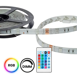 Zestaw LED RGB 3m IP65 Sterownik + Pilot – Eko-Light