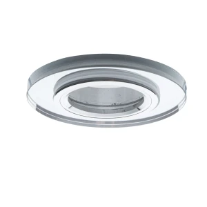 Oczko sufitowe Szklane EKOS204 srebrny E27 - Eko-Light