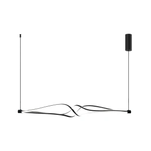 Lampa wisząca Twister ML1189 czarny E27 - Milagro