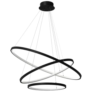 Lampa wisząca Hoop ML1543 czarny E27 - Milagro