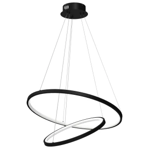 Lampa wisząca Hoop ML1542 czarny E27 - Milagro