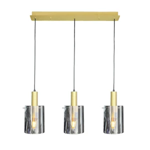 Lampa wisząca Arcadia ML1817 złoty E27 - Milagro