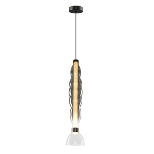 Lampa wisząca Lucco ML1415 dymiony E27 - Milagro