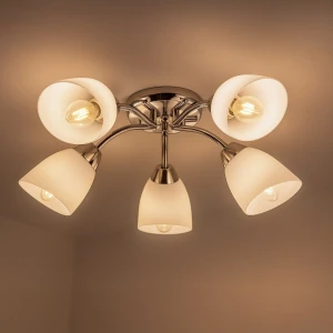 Lampa sufitowa Portos ML2267 chrom E14 - Milagro
