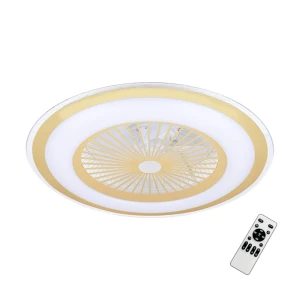 Lampa sufitowa Lampowentylator ML1517 złoty E27 - Milagro