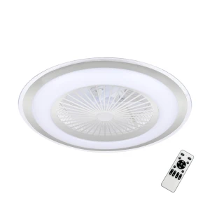 Lampa sufitowa Lampowentylator ML1515 srebrny E27 - Milagro