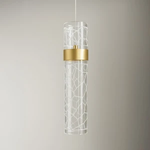 Lampa wisząca Lagos ML2245 transparentny E27 - Milagro