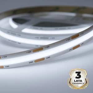Taśma COB 5w/460lm/320/m 6500k IP20 12V 30m – Eko-Light