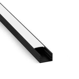 Profil LED Natynkowy Nt Zestaw Z Kloszem Mlecznym Czarny 2m – Eko-Light