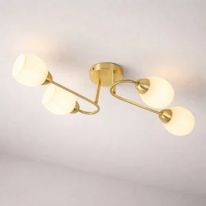 Lampa sufitowa King ML2757 złoty E27 - Milagro