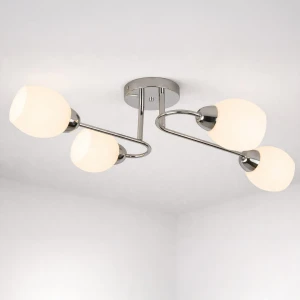 Lampa sufitowa King ML2756 chrom E27 - Milagro