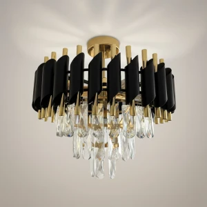 Lampa sufitowa Cristal ML2562 czarny E14 - Milagro